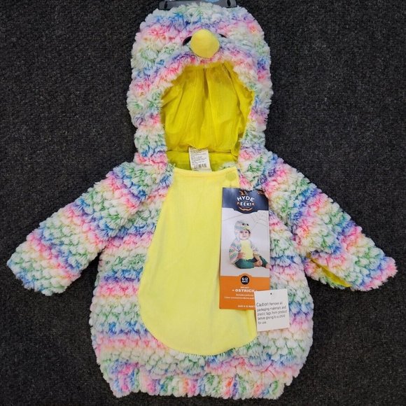 Baby Boys Girls Hyde and Eek OSTRICH Halloween Costume 0 6 12 18 Mo Bird NWT - Picture 3 of 5